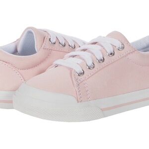 New FootMates Taylor Light Pink Canvas Sneakers Toddler 4